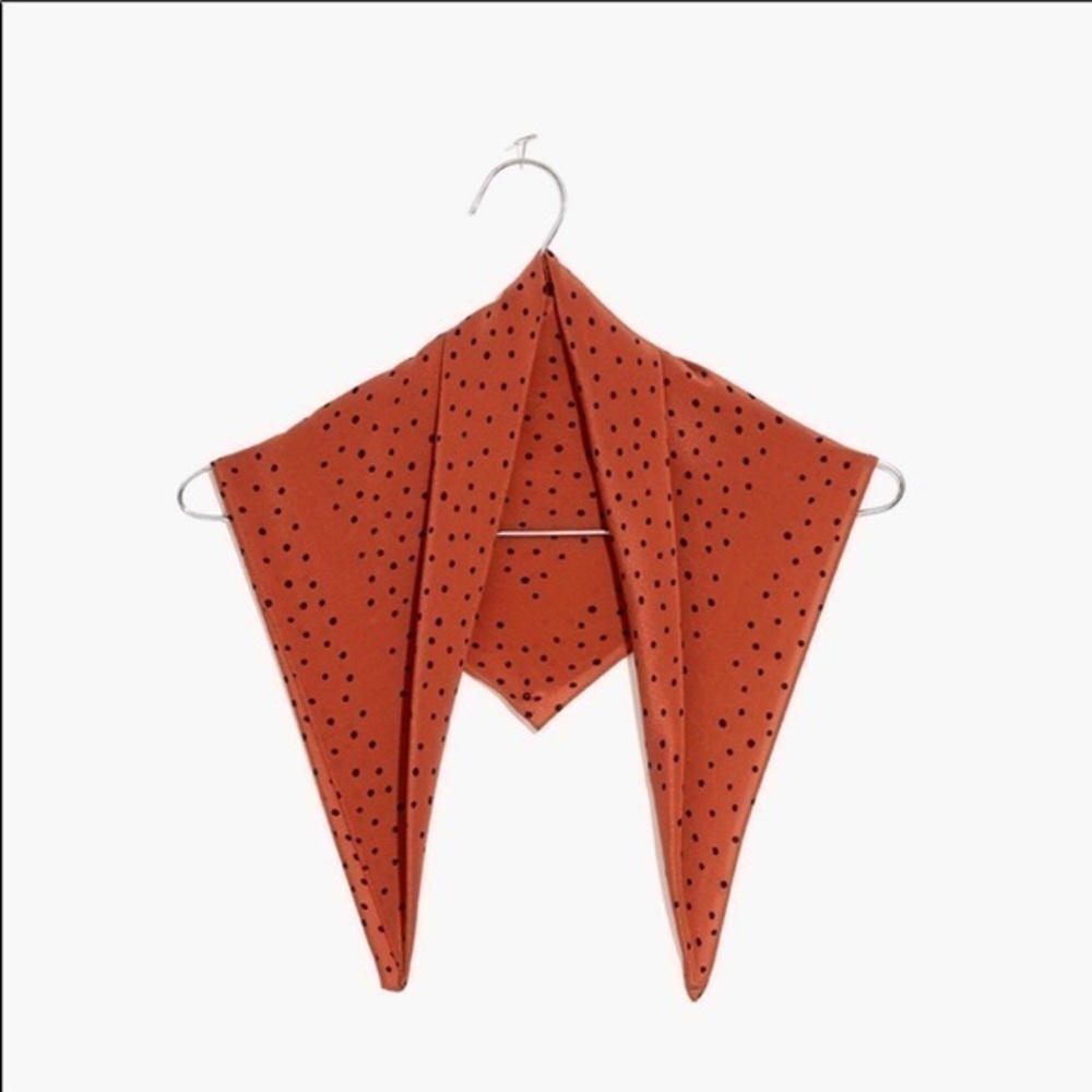 RARE NWT Madewell Silk Bandana Copper